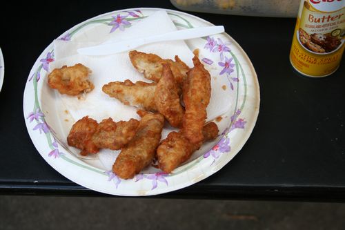 Beer battered pheasant