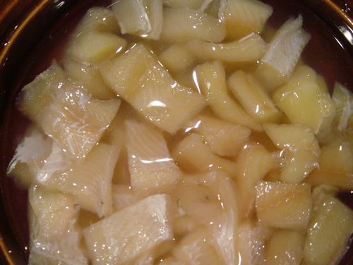 Chunks in the brine