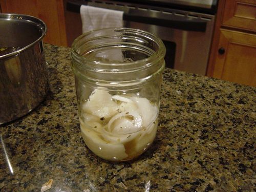 Start of a pint jar
