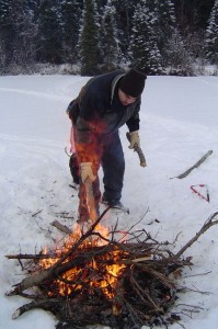 Fire on ice from greatlandofalaska.com