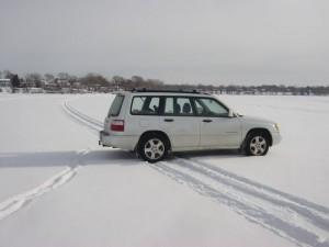 Car on ice