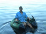 My brother in his tube