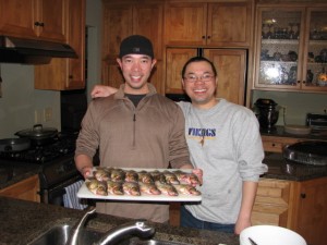 My brother and I and our bounty