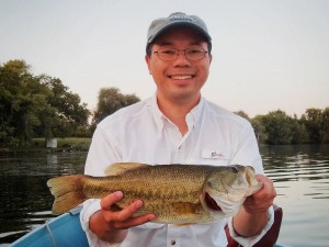 17" largemouth bass